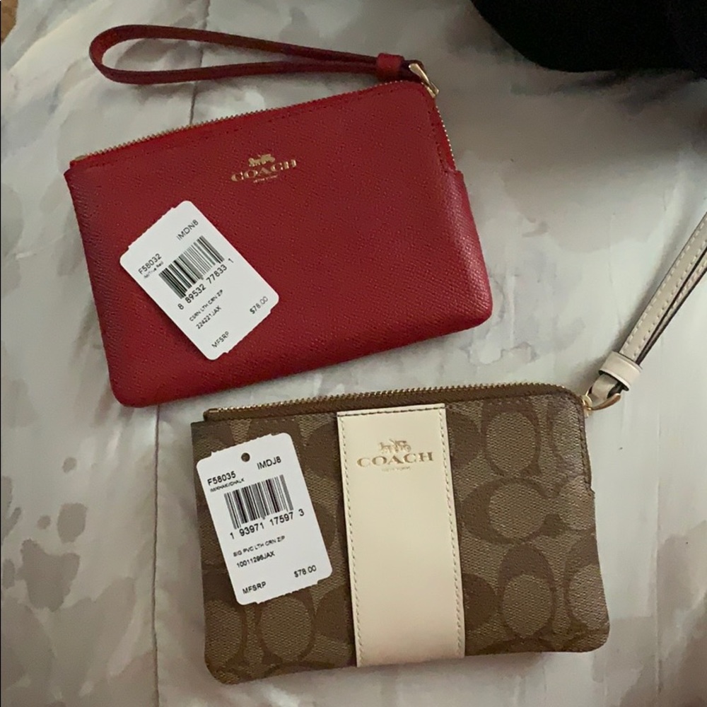 Coach wristlets